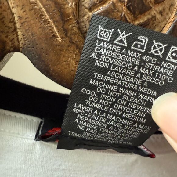 Versace Sport Vneck Raglan Logo Tshirt L - Picture 6 of 8